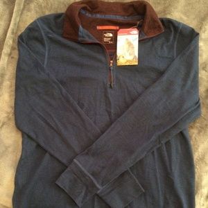 The North Face Mens Medium Jacket/Sweater Blue